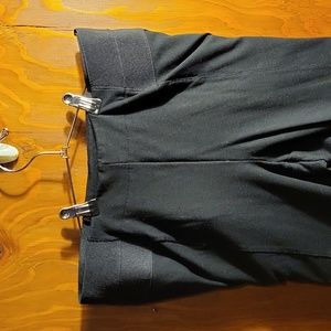 No button elastic waist dress pants